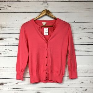 J Crew Women's The Clare Cardigan Button Down